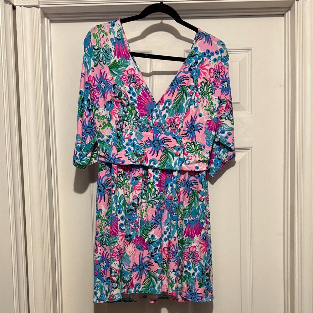 Lilly Pulitzer Parigi skirt romper size large